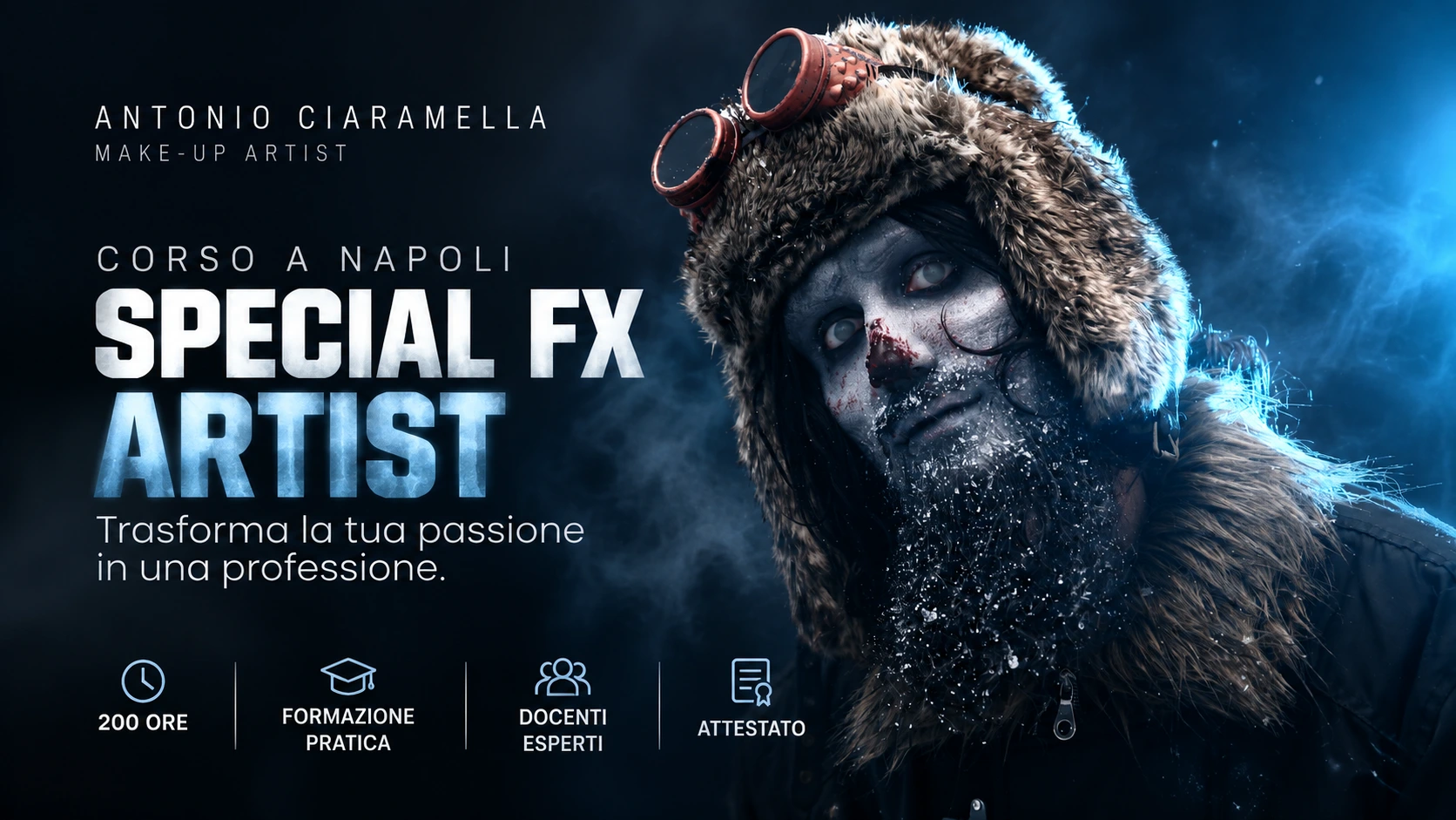 Scopri di più sull'articolo Corso effetti speciali Napoli: da Roma alla Campania con Antonio Ciaramella